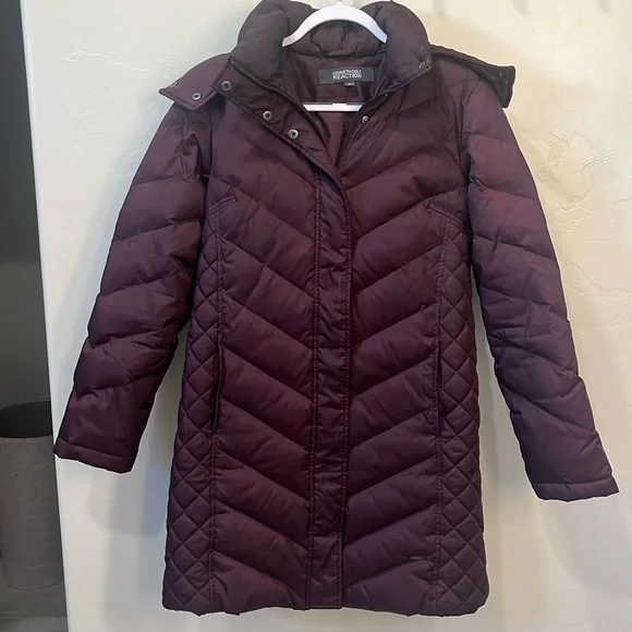 Kenneth Cole Puffer Jacket with Faux Fur Lined Hood - Picture 2 of 10